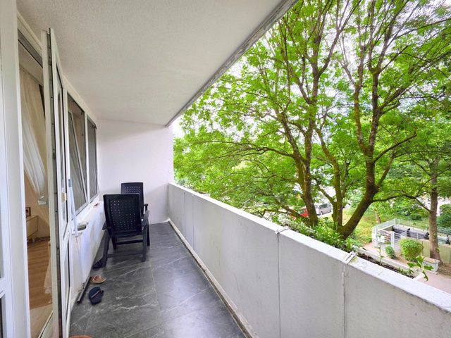 Balkon der Wohnung in Freiburg-Landwasser